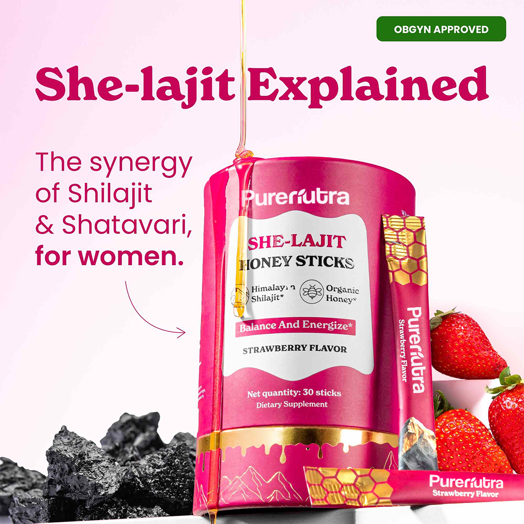 PureNutra® She-Lajit Honey Sticks